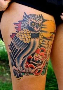 Owl Tattoo 6