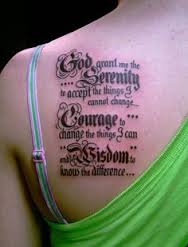 What Does Serenity Prayer Tattoo Mean?