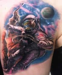 OutOfThisWorld Astronaut Tattoos  Ink Master  YouTube
