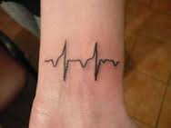 EKG Tattoo Meaning 46