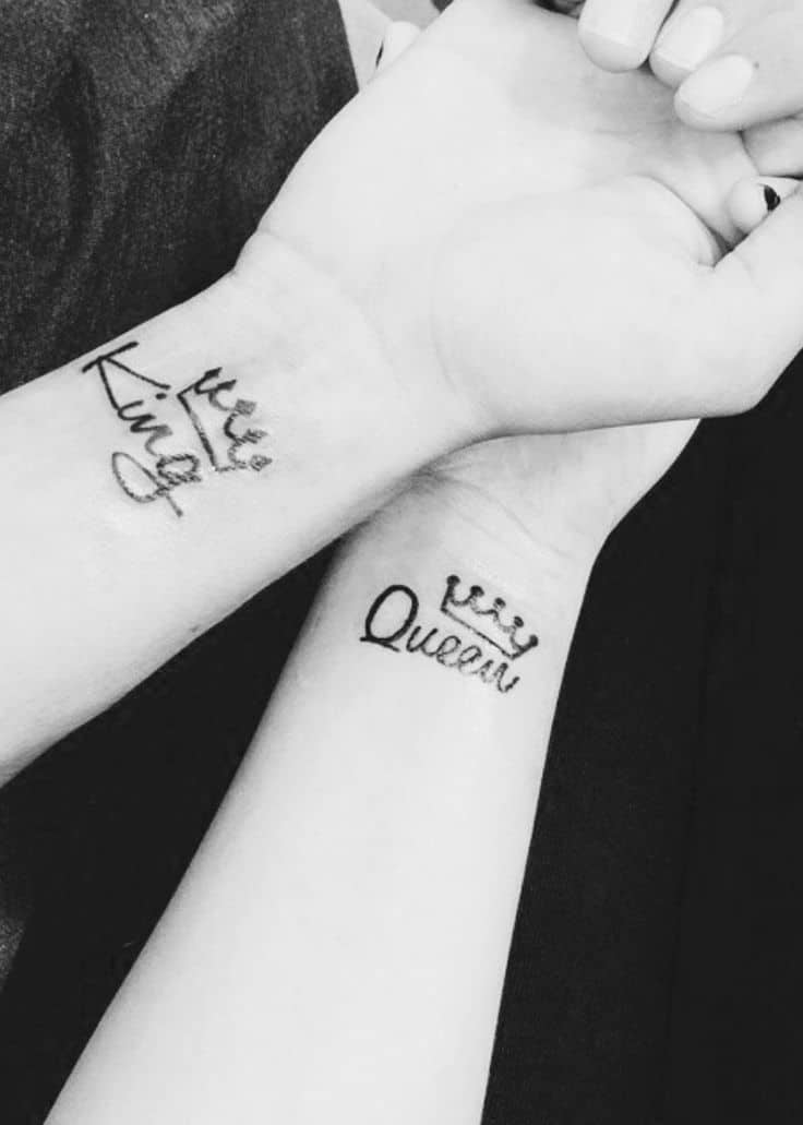 king queen tattoos 4