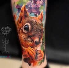Tattoo uploaded by Robert Davies  Squirrel Tattoo by Sarah Whitehouse  squirrel dotworkanimal dotwork dotworktattoo animal SarahWhitehouse   Tattoodo