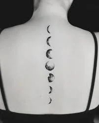 Phases of the Moon Tattoo 1