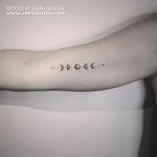 Phases of the Moon Tattoo 13