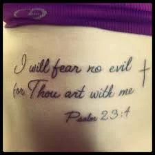 Psalm 23 Tattoo 22