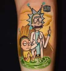 Rick and Morty Tattoo 18