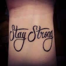 Buy Stay Strong Temporary Tattoo Online in India  Etsy