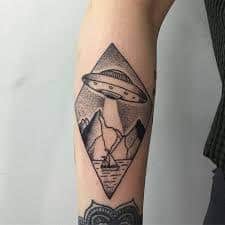 UFO Tattoo 45