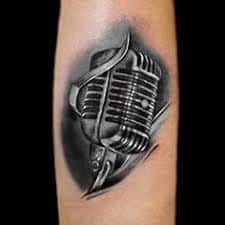 Microphone Tattoo 41