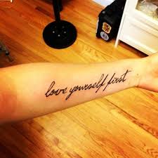 Love Yourself First Tattoo 36