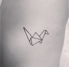 Paper Crane Tattoo 40