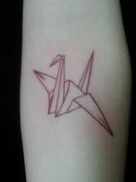Paper Crane Tattoo 43
