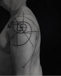 Fibonacci Spiral Tattoo 48