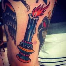 Candle Tattoo Meaning 25