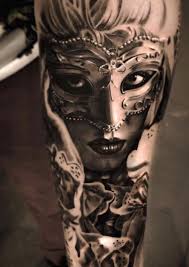 Masquerade Mask Tattoo Meaning 44