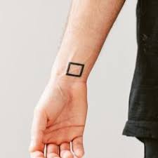 Square Tattoo Meaning 38