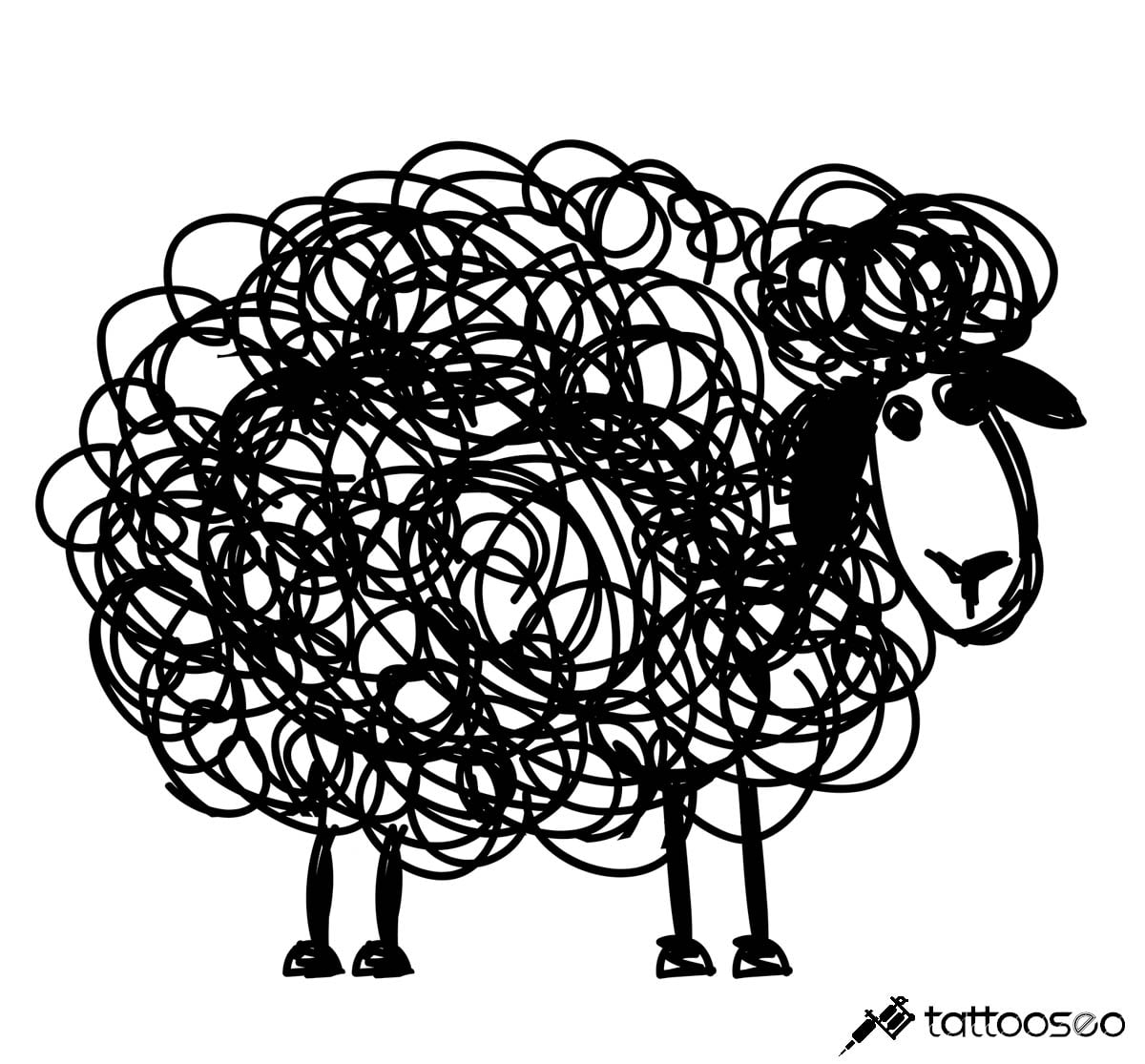 Black Sheep Tattoo Meaning, Designs & Ideas - Tattoo SEO