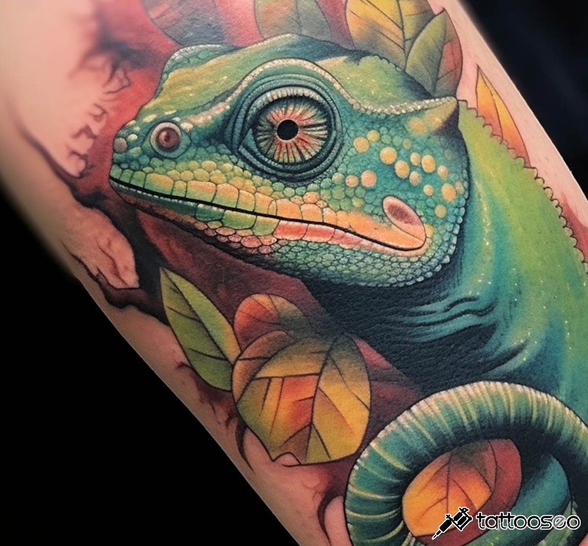 Chameleon tattoo meaning