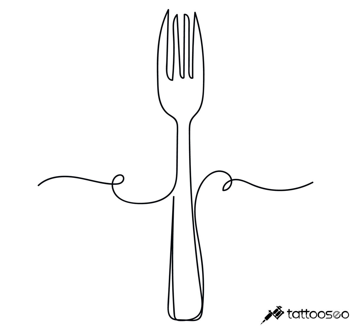 Fork tattoo meaning