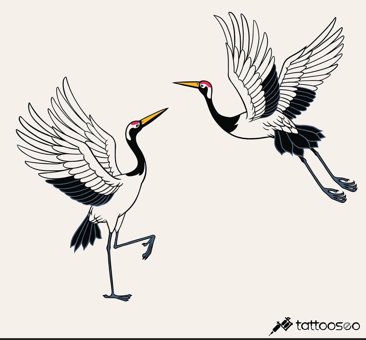 Heron tattoo meanings